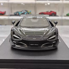 [Top Speed] 1:18 McLaren 2024 720S Liberty Walk noir voiture miniature Resin