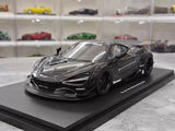 [Top Speed] 1:18 McLaren 2024 720S Liberty Walk svart modellbil harts