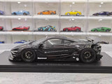 [Top Speed] 1:18 McLaren 2024 720S Liberty Walk svart modellbil harts