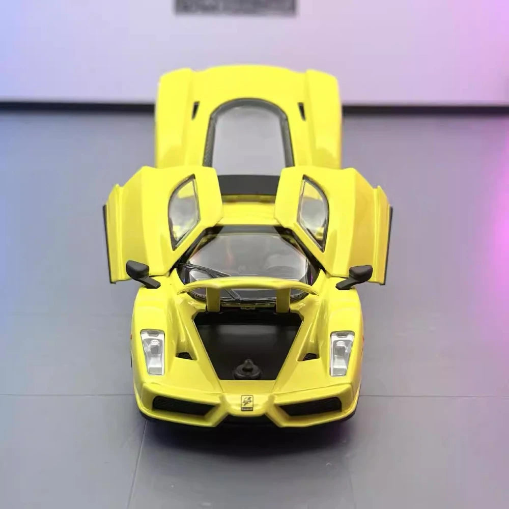 [TOY] 1:32 Ferrari 2002 Enzo Yellow Model Car Die-Cast