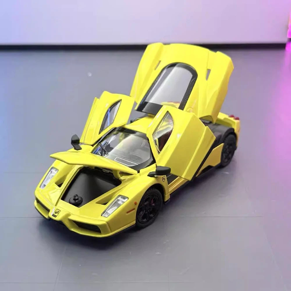 [TOY] 1:32 Ferrari 2002 Enzo Yellow Model Car Die-Cast