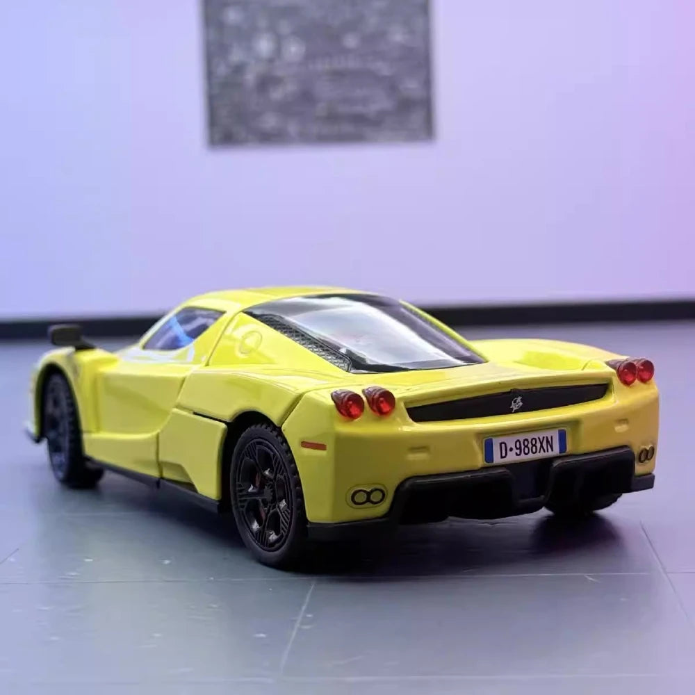 [TOY] 1:32 Ferrari 2002 Enzo Yellow Model Car Die-Cast