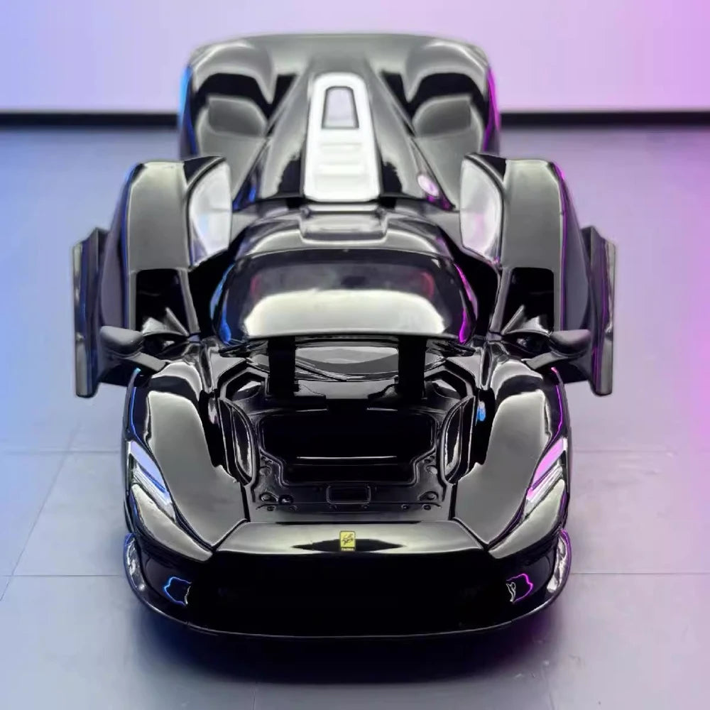 [TOY] 1:22 Ferrari 2022 Daytona SP3 noir voiture miniature Die-Cast