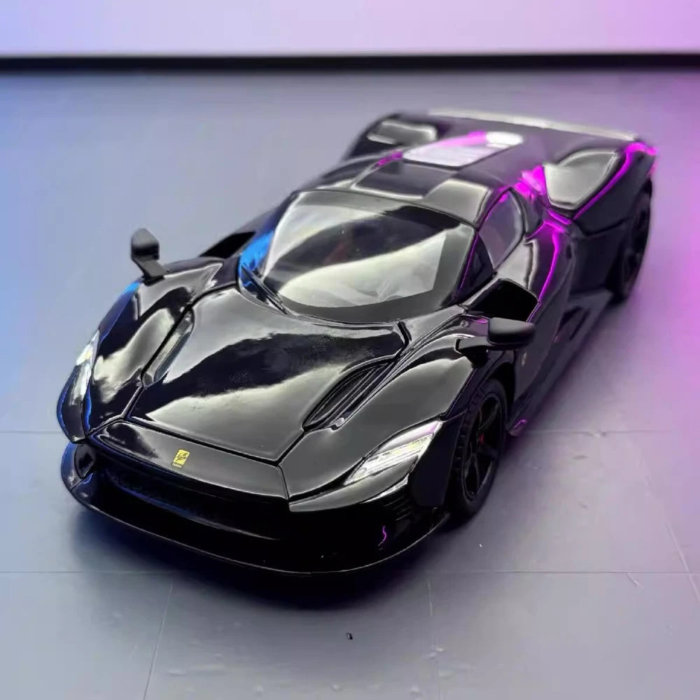 [TOY] 1:22 Ferrari 2022 Daytona SP3 noir voiture miniature Die-Cast