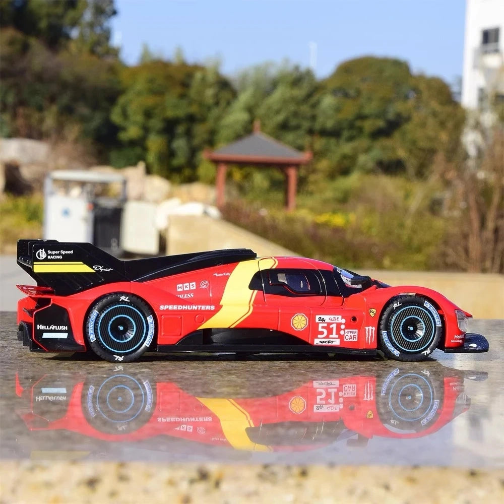 [TOY] 1:22 Ferrari 2023 499P Le Mans #51 24H Winner Model Car Die-Cast