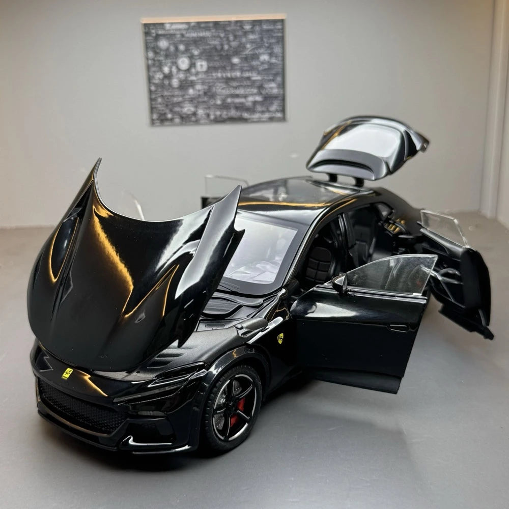 [TOY] 1:22 Ferrari 2023 Purosangue Black Model Car Die-Cast
