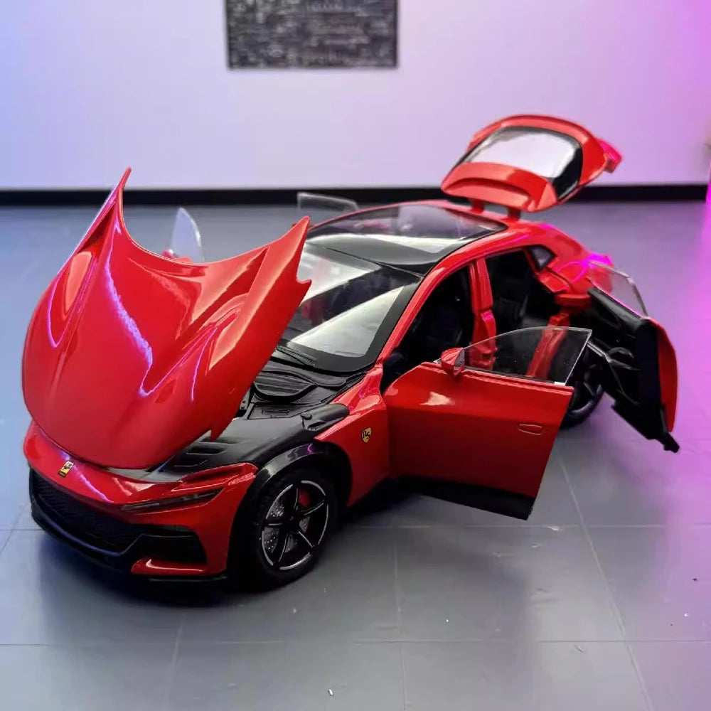 [TOY] 1:22 Ferrari 2023 Purosangue Red Model Car Die-Cast