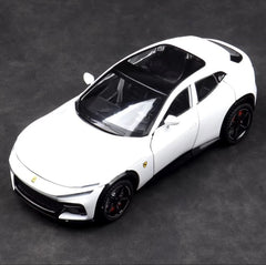 [TOY] 1:22 Ferrari 2023 Purosangue White Model Car Die-Cast