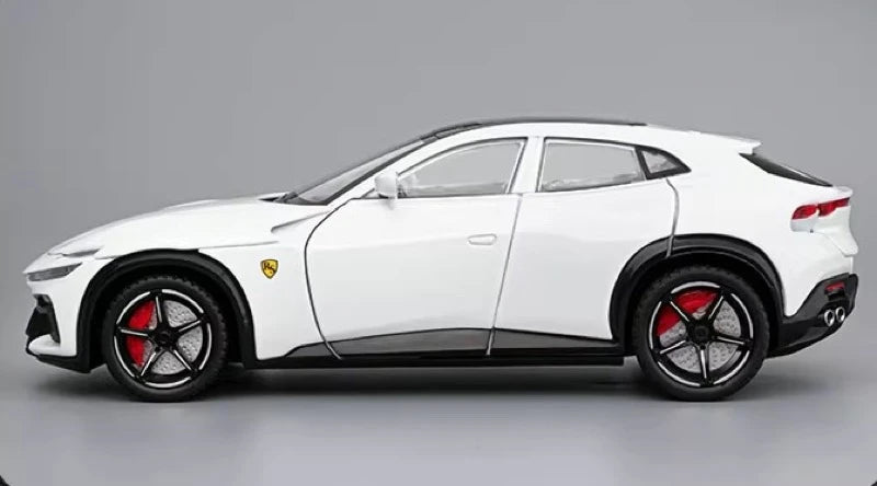 [TOY] 1:22 Ferrari 2023 Purosangue White Model Car Die-Cast