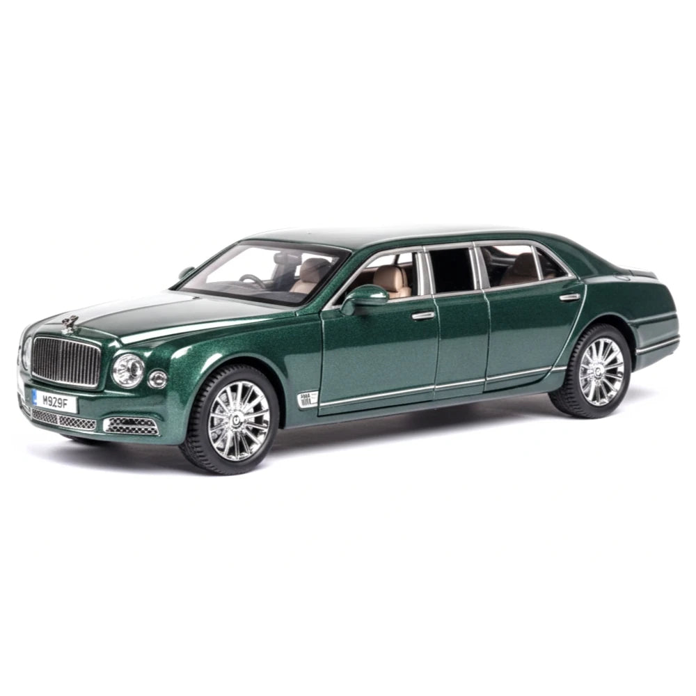 [TOY] 1:24 Bentley 2017 Mulsanne Grand Limousine Model Car Die-Cast