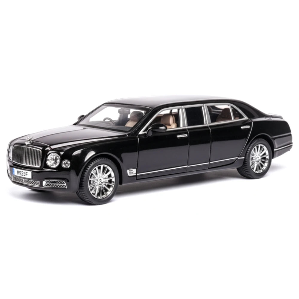 [TOY] 1:24 Bentley 2017 Mulsanne Grand Limousine Model Car Die-Cast