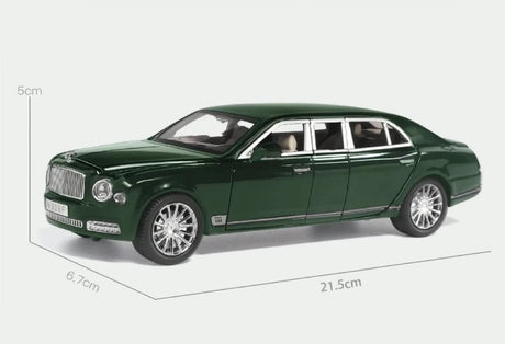 [TOY] 1:24 Bentley 2017 Mulsanne Grand Limousine Model Car Die-Cast