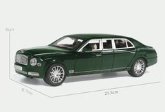 [TOY] 1:24 Bentley 2017 Mulsanne Grand Limousine Model Car Die-Cast