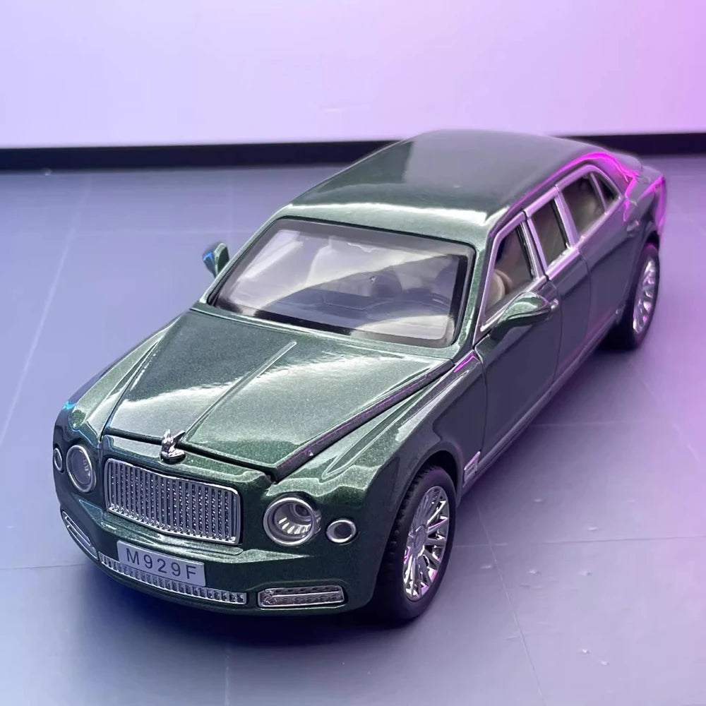 [TOY] 1:24 Bentley 2017 Mulsanne Grand Limousine Model Car Die-Cast