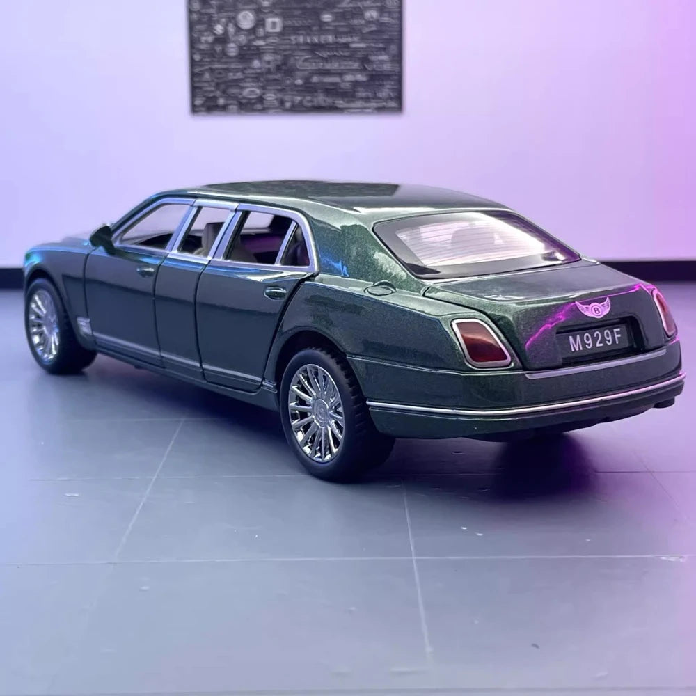 [TOY] 1:24 Bentley 2017 Mulsanne Grand Limousine Model Car Die-Cast