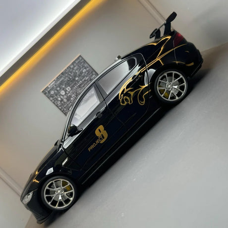 [TOY] 1:24 Jaguar 2017 XE SV Project 8 Black Model Car Die-Cast