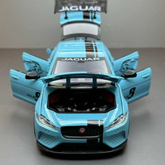 [TOY] 1:24 Jaguar 2017 XE SV Project 8 Blue Model Car Die-Cast