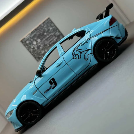 [TOY] 1:24 Jaguar 2017 XE SV Project 8 Blue Model Car Die-Cast