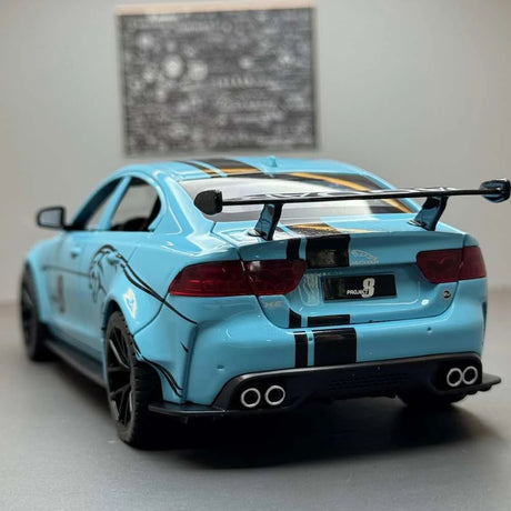 [TOY] 1:24 Jaguar 2017 XE SV Project 8 Blue Model Car Die-Cast