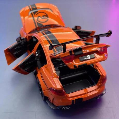 [TOY] 1:24 Jaguar 2017 XE SV Project 8 Orange Model Car Die-Cast
