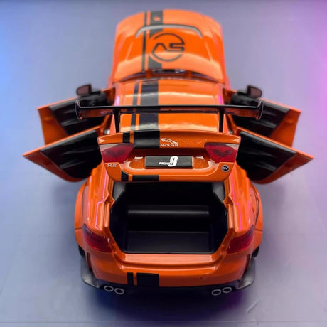 [TOY] 1:24 Jaguar 2017 XE SV Project 8 Orange Model Car Die-Cast