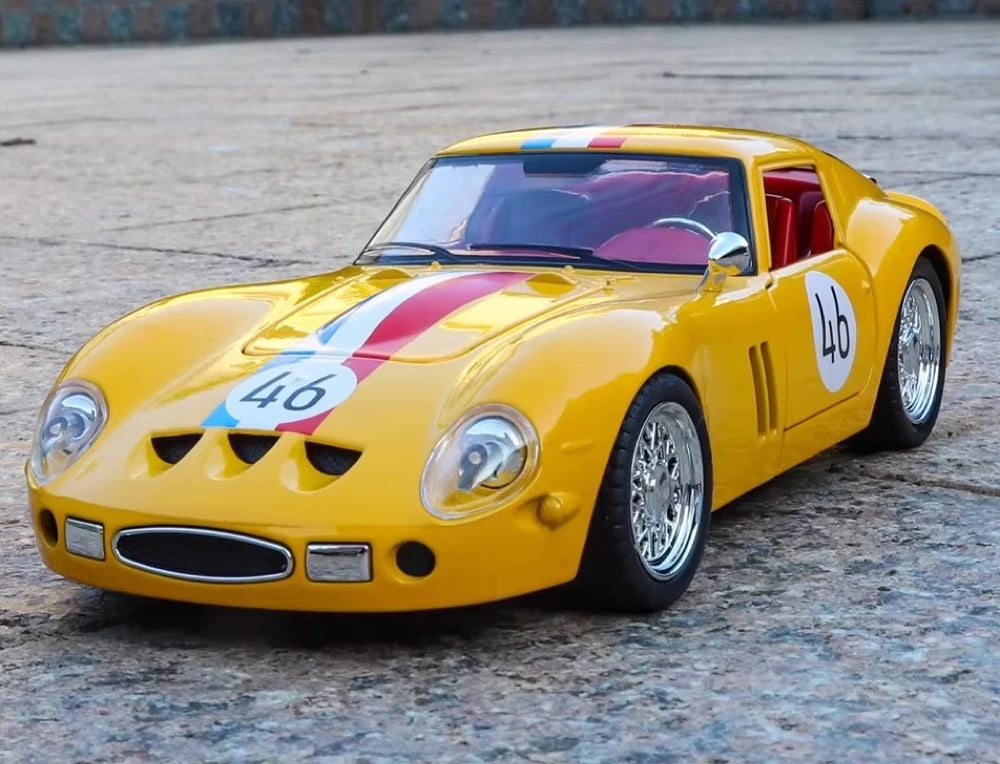 [TOY] 1:24 Ferrari 1962 250 GTO Yellow Model Car Die-Cast