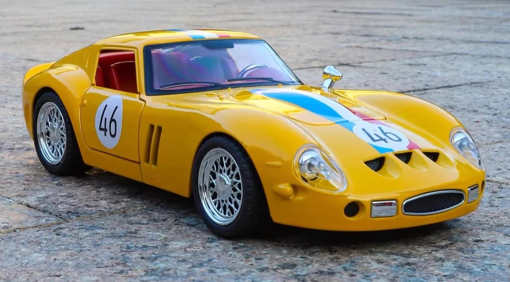 [TOY] 1:24 Ferrari 1962 250 GTO Yellow Model Car Die-Cast