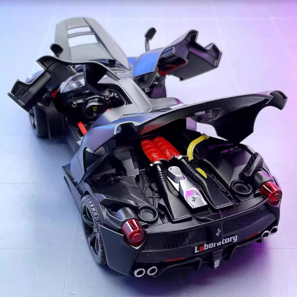 [TOY] 1:24 Ferrari 2016 LaFerrari Black Model Car Die-Cast