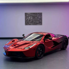 [TOY] 1:24 Ferrari 2016 LaFerrari Electroplated rosso modellino di auto Die-Cast