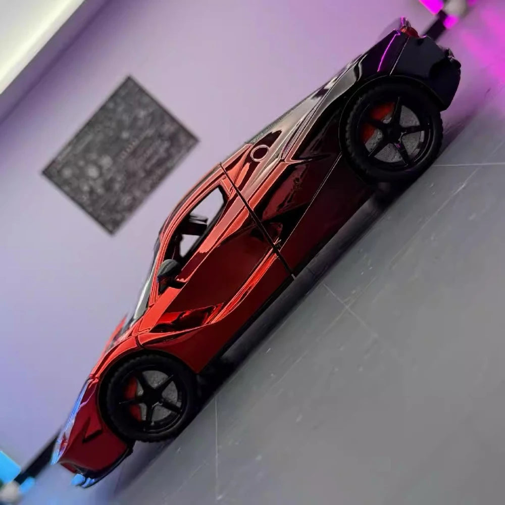 [TOY] 1:24 Ferrari 2016 LaFerrari Electroplated rosso modellino di auto Die-Cast