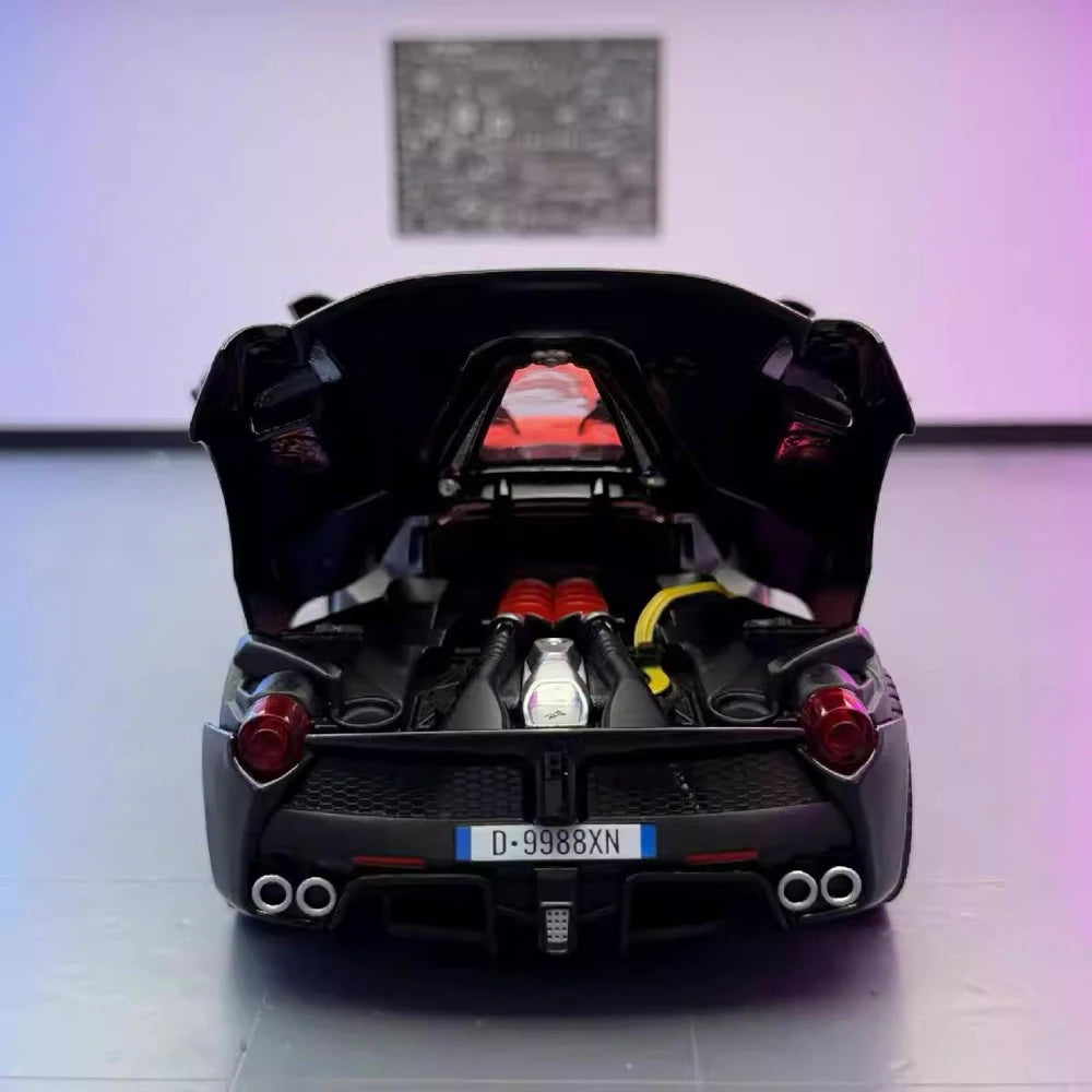 [TOY] 1:24 Ferrari 2016 LaFerrari Electroplated rosso modellino di auto Die-Cast