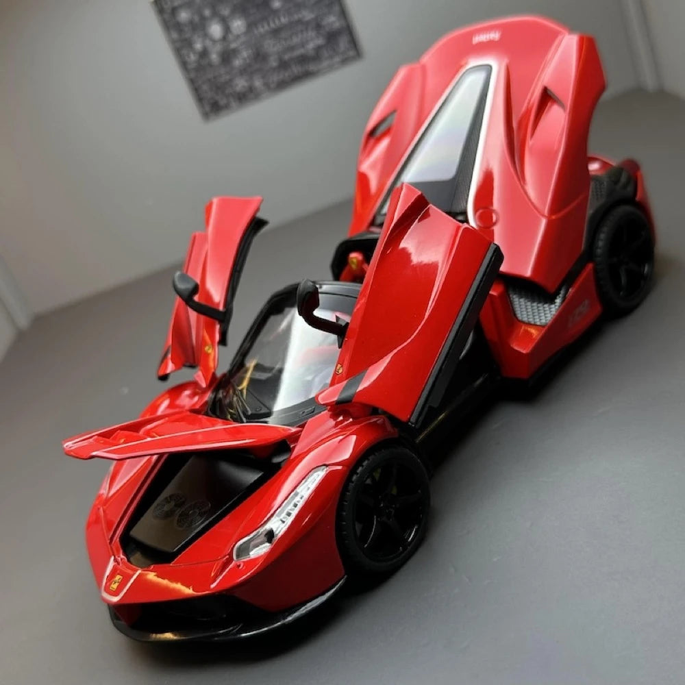 [TOY] 1:24 Ferrari 2016 LaFerrari Aperta Red Model Car Die-Cast