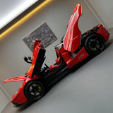[TOY] 1:24 Ferrari 2016 LaFerrari Aperta レッド モデルカー Die-Cast