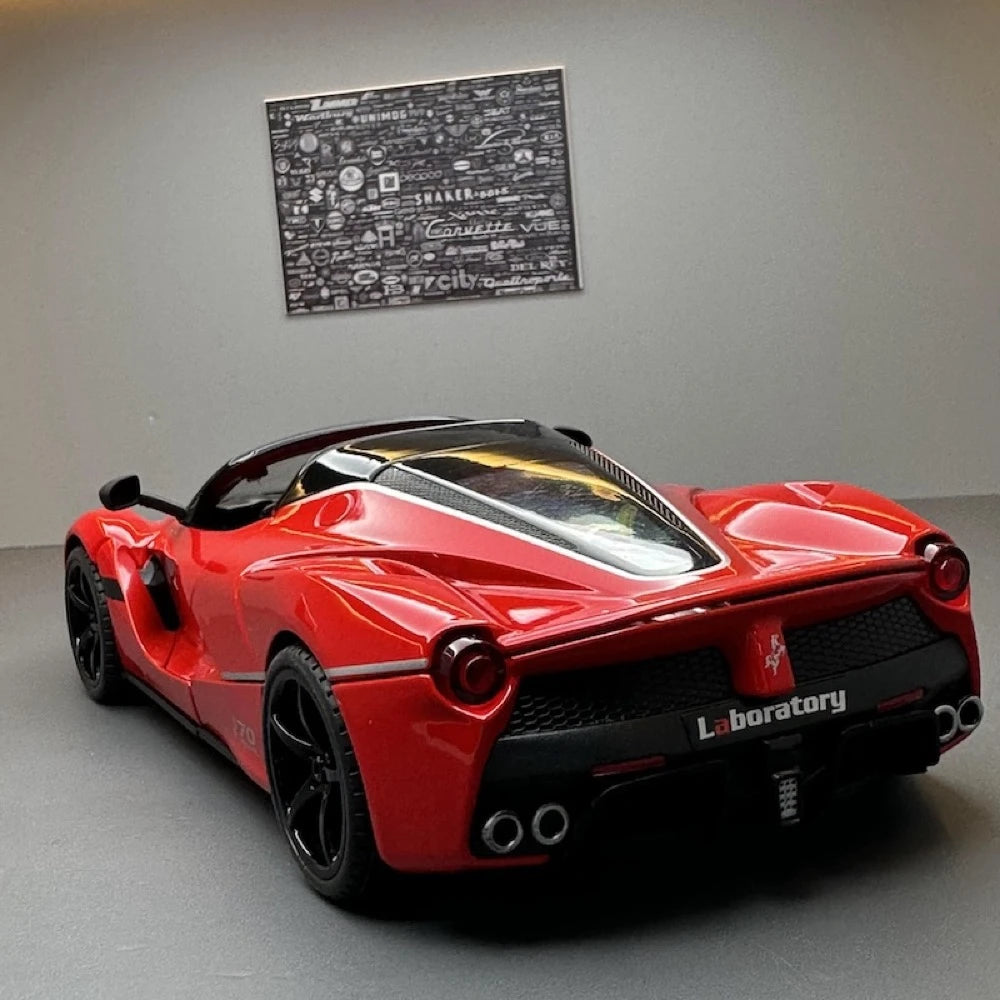 [TOY] 1:24 Ferrari 2016 LaFerrari Aperta Red Model Car Die-Cast