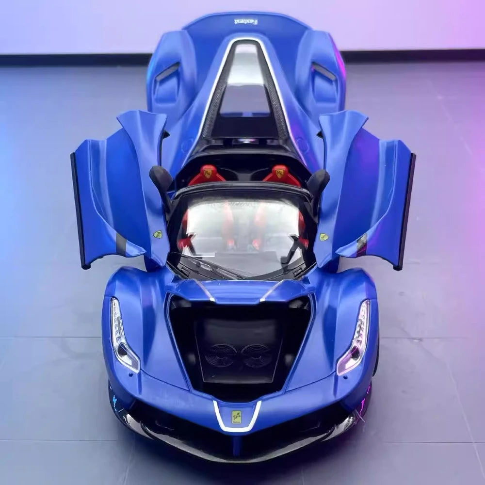 [TOY] 1:24 Ferrari 2016 LaFerrari Aperta Blue Model Car Die-Cast