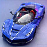 [TOY] 1:24 Ferrari 2016 LaFerrari Aperta Blue Model Car Die-Cast