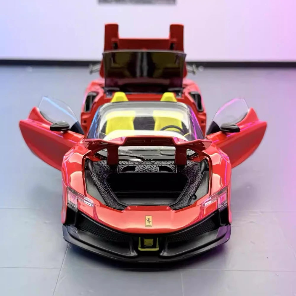 [TOY] 1:24 Ferrari 2023 SF90 XX Stradale Red Model Car Die-Cast