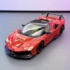[TOY] 1:24 Ferrari 2023 SF90 XX Stradale Red Model Car Die-Cast