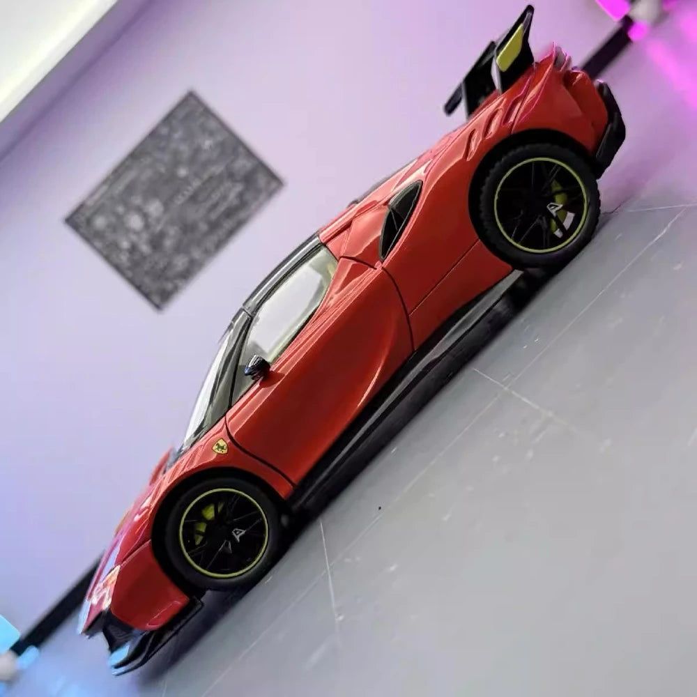 [TOY] 1:24 Ferrari 2023 SF90 XX Stradale Red Model Car Die-Cast