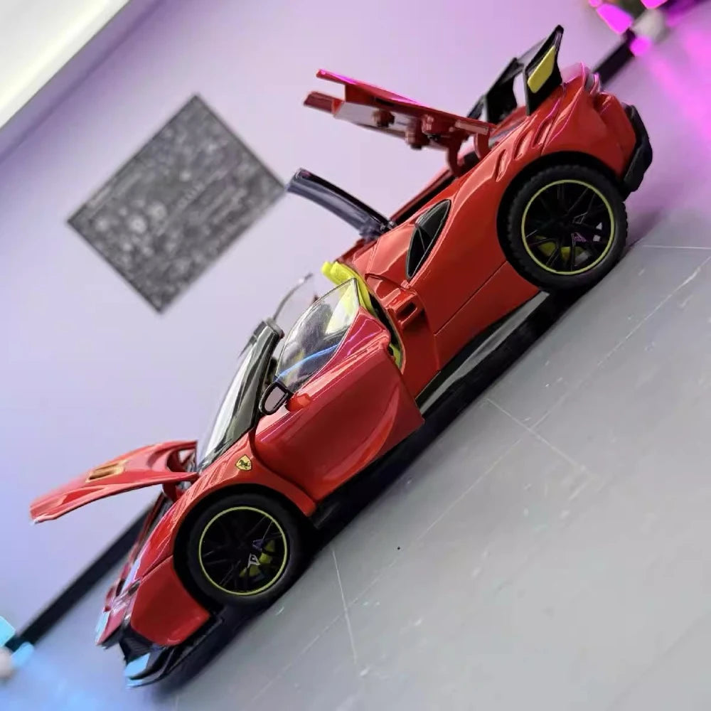 [TOY] 1:24 Ferrari 2023 SF90 XX Stradale Red Model Car Die-Cast
