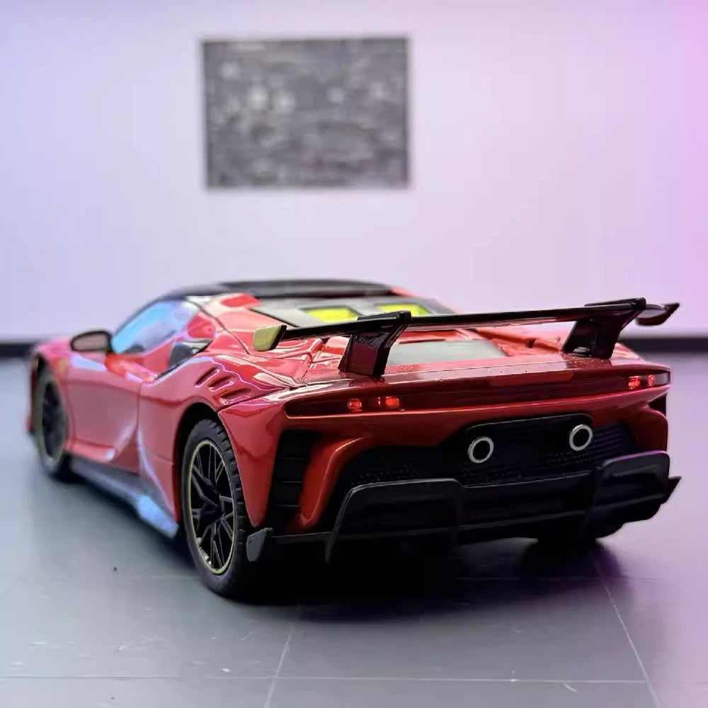 [TOY] 1:24 Ferrari 2023 SF90 XX Stradale Red Model Car Die-Cast