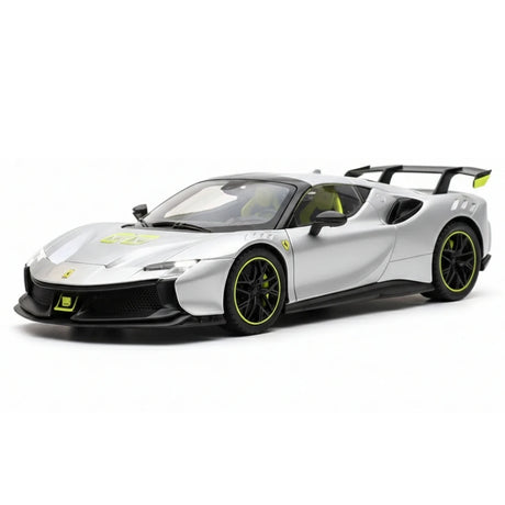 Ferrari 2023 SF90 XX Stradale فضي 1:24 – نموذج عرض معدني مصبوب