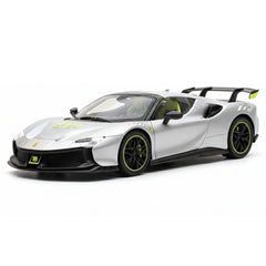 [TOY] 1:24 Ferrari 2023 SF90 XX Stradale Silver Model Car Die-Cast