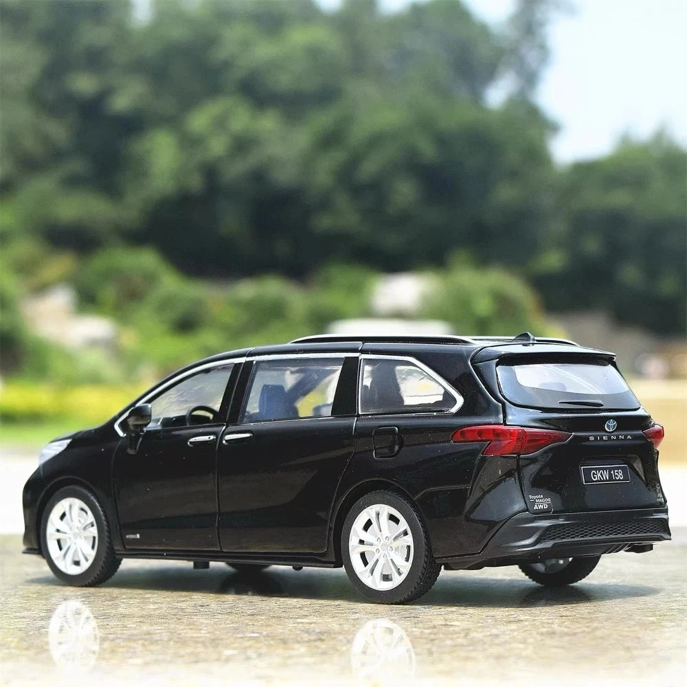 [TOY] 1:24 Toyota 2020 Sienna XL40 Black Model Car Die-Cast