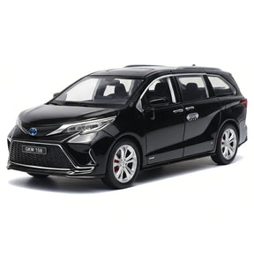 [TOY] 1:24 Toyota 2020 Sienna XL40 Black Model Car Die-Cast