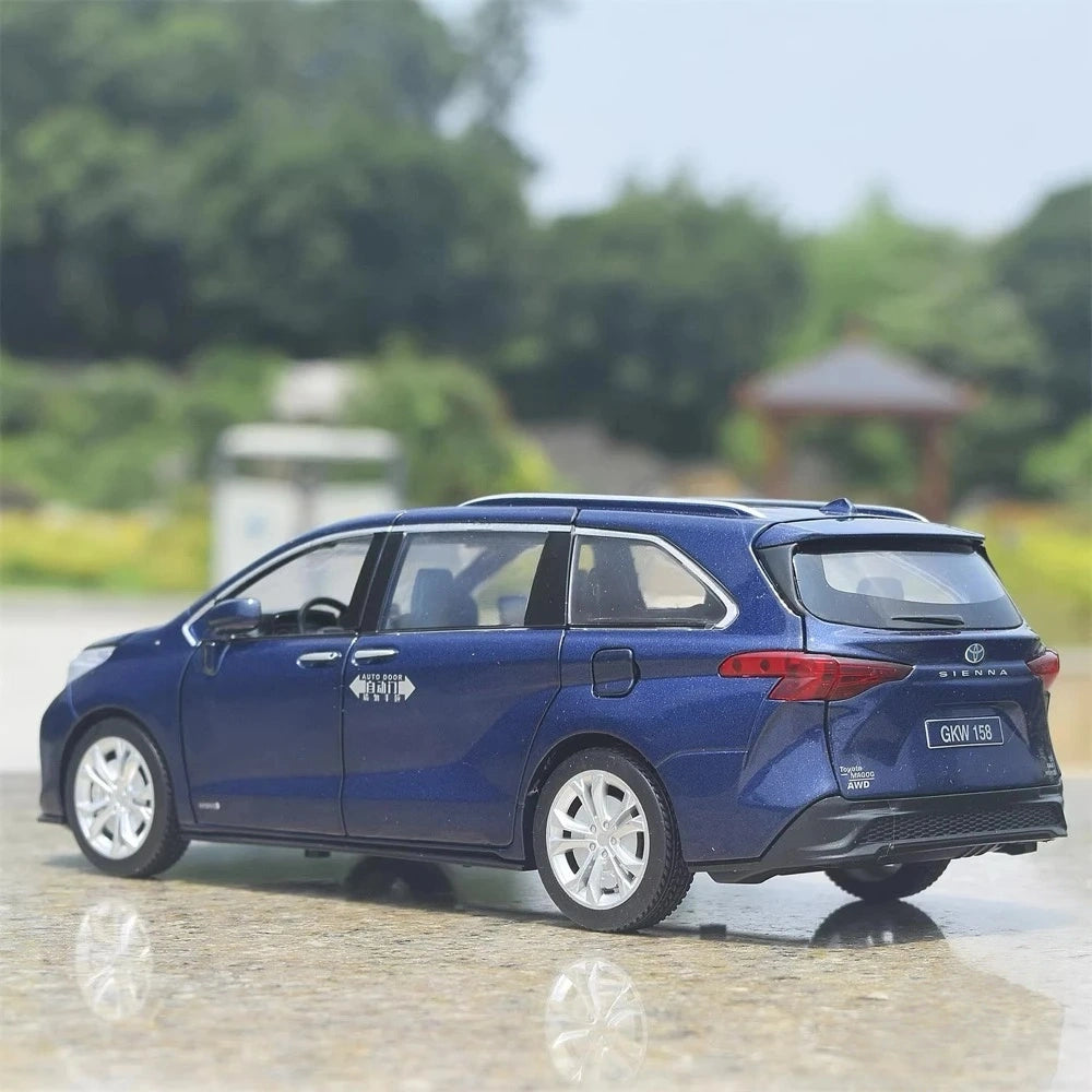 [TOY] 1:24 Toyota 2020 Sienna XL40 Blue Model Car Die-Cast