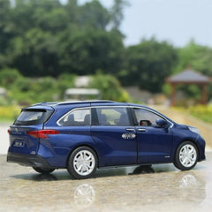 [TOY] 1:24 Toyota 2020 Sienna XL40 Blue Model Car Die-Cast