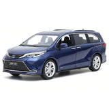 [TOY] 1:24 Toyota 2020 Sienna XL40 Blue Model Car Die-Cast