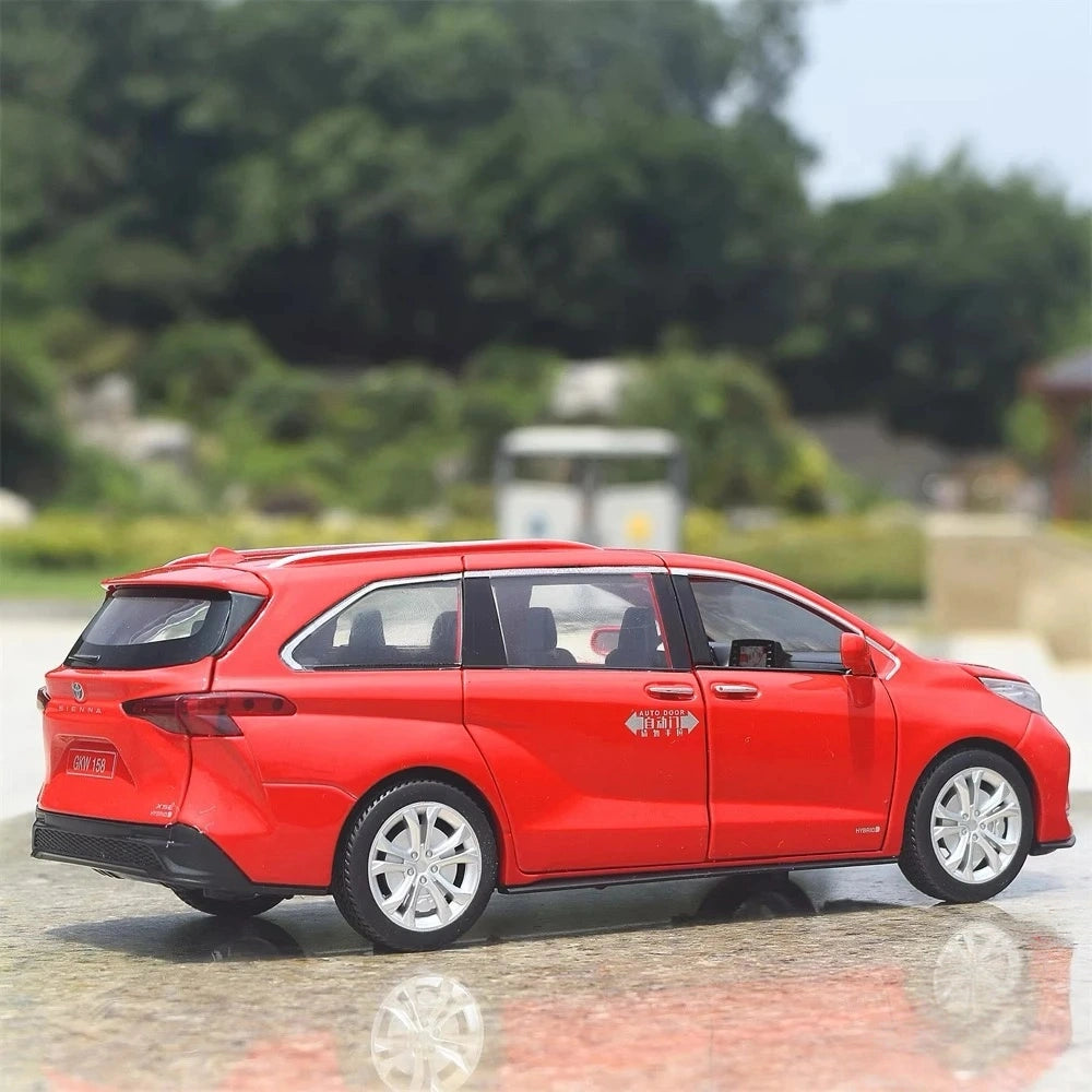 [TOY] 1:24 Toyota 2020 Sienna XL40 rosso modellino di auto Die-Cast