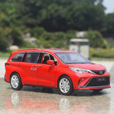 [TOY] 1:24 Toyota 2020 Sienna XL40 rosso modellino di auto Die-Cast
